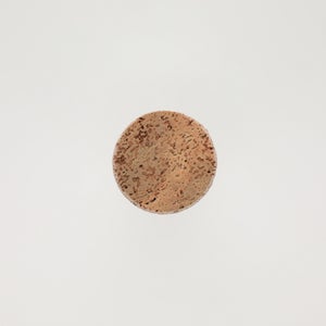 キッチンツールキャニスター 75mm 樽 グレー 鬼皮コルク付 4754