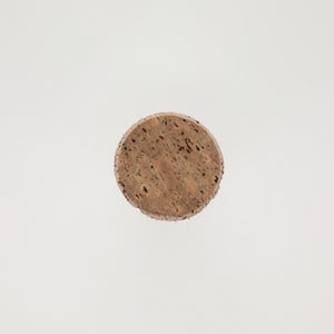 キッチンツールキャニスター 75mm 樽 グレー 鬼皮コルク付 4759