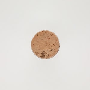 キッチンツールキャニスター 75mm 樽 グレー 鬼皮コルク付 4761