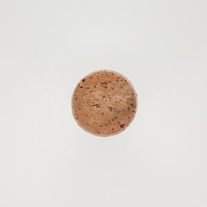 キッチンツールキャニスター 75mm 樽 グレー 鬼皮コルク付 4762