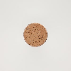 キッチンツールキャニスター 75mm 樽 グレー 鬼皮コルク付 4768