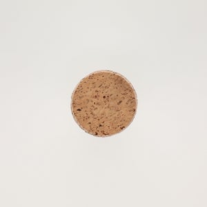 キッチンツールキャニスター 75mm 樽 グレー 鬼皮コルク付 4963