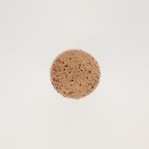 キッチンツールキャニスター 75mm 樽 グレー 鬼皮コルク付 4965