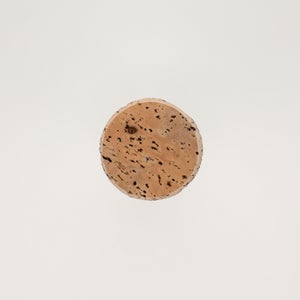 キッチンツールキャニスター 75mm 樽 グレー 鬼皮コルク付 4966