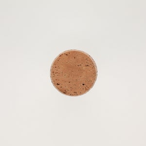 キッチンツールキャニスター 75mm 樽 グレー 鬼皮コルク付 4967