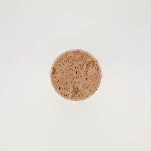 キッチンツールキャニスター 75mm 樽 グレー 鬼皮コルク付 4969