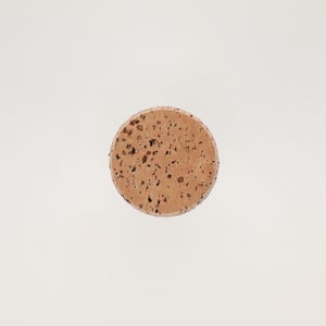 キッチンツールキャニスター 75mm 樽 グレー 鬼皮コルク付 4971