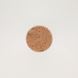 キッチンツールキャニスター 75mm 樽 グレー 鬼皮コルク付 4974