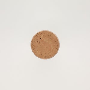 キッチンツールキャニスター 75mm 樽 グレー 鬼皮コルク付 4976