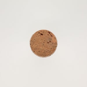 キッチンツールキャニスター 75mm 樽 グレー 鬼皮コルク付 4978