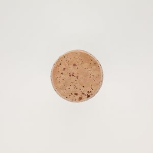 キッチンツールキャニスター 75mm 樽 グレー 鬼皮コルク付 4983