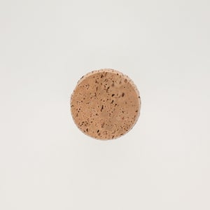 キッチンツールキャニスター 75mm 樽 グレー 鬼皮コルク付 4984