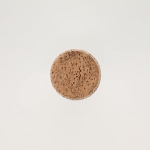 キッチンツールキャニスター 75mm 樽 グレー 鬼皮コルク付 4985