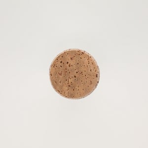 キッチンツールキャニスター 75mm 樽 グレー 鬼皮コルク付 4986