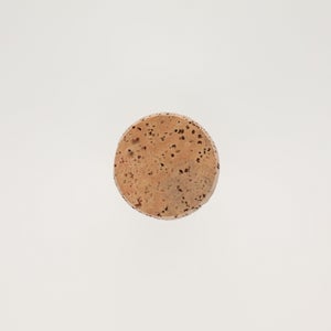 キッチンツールキャニスター 75mm 樽 グレー 鬼皮コルク付 4987