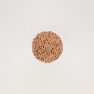 キッチンツールキャニスター 75mm 樽 グレー 鬼皮コルク付 4988