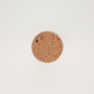 キッチンツールキャニスター 75mm 樽 グレー 鬼皮コルク付 4989