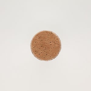 キッチンツールキャニスター 75mm 樽 グレー 鬼皮コルク付 4990