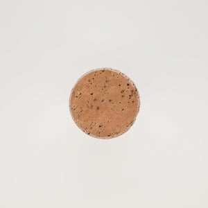 キッチンツールキャニスター 75mm 樽 グレー 鬼皮コルク付 4994