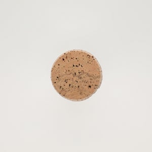 キッチンツールキャニスター 75mm 樽 グレー 鬼皮コルク付 4996