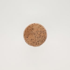 キッチンツールキャニスター 75mm 樽 グレー 鬼皮コルク付 4997