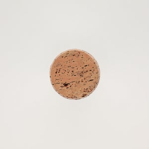 キッチンツールキャニスター 75mm 樽 グレー 鬼皮コルク付 5000