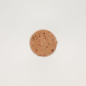 キッチンツールキャニスター 75mm 樽 グレー 鬼皮コルク付 5004