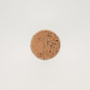 キッチンツールキャニスター 75mm 樽 グレー 鬼皮コルク付 5006