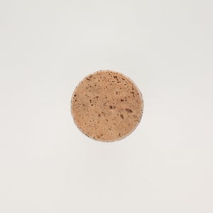 キッチンツールキャニスター 75mm 樽 グレー 鬼皮コルク付 5033