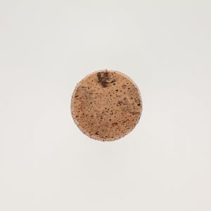 キッチンツールキャニスター 75mm 樽 グレー 鬼皮コルク付 5034