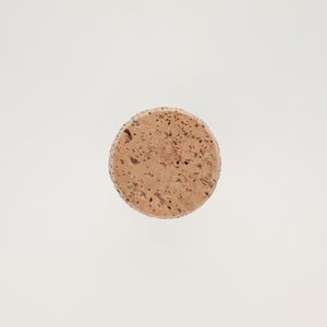 キッチンツールキャニスター 75mm 樽 グレー 鬼皮コルク付 5035