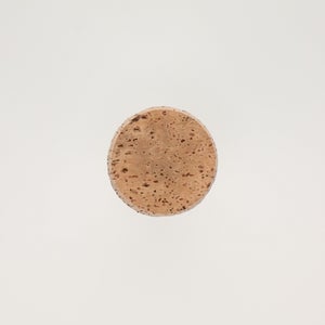 キッチンツールキャニスター 75mm 樽 グレー 鬼皮コルク付 5038