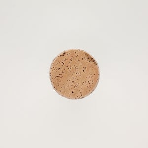 キッチンツールキャニスター 75mm 樽 グレー 鬼皮コルク付 5039