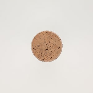 キッチンツールキャニスター 75mm 樽 グレー 鬼皮コルク付 5041