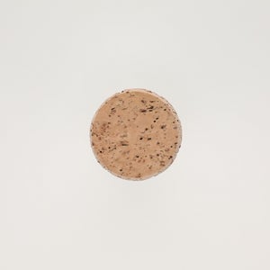 キッチンツールキャニスター 75mm 樽 グレー 鬼皮コルク付 5042