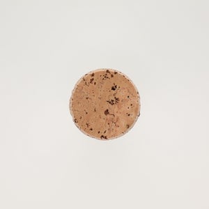 キッチンツールキャニスター 75mm 樽 グレー 鬼皮コルク付 5046