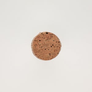 キッチンツールキャニスター 75mm 樽 グレー 鬼皮コルク付 5047