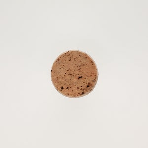 キッチンツールキャニスター 75mm 樽 グレー 鬼皮コルク付 5049