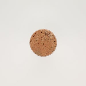 キッチンツールキャニスター 75mm 樽 グレー 鬼皮コルク付 5053