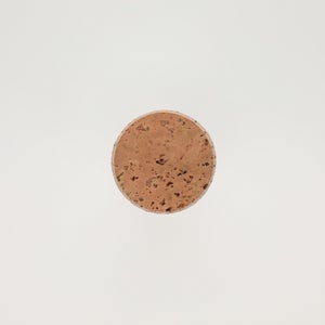 キッチンツールキャニスター 75mm 樽 グレー 鬼皮コルク付 5056