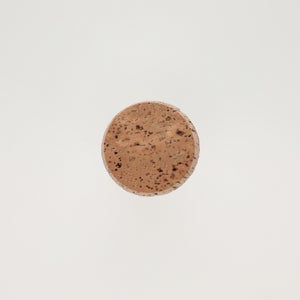 キッチンツールキャニスター 75mm 樽 グレー 鬼皮コルク付 5059