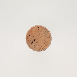 キッチンツールキャニスター 75mm 樽 グレー 鬼皮コルク付 5097