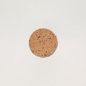 キッチンツールキャニスター 75mm 樽 グレー 鬼皮コルク付 5098