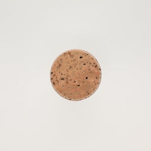 キッチンツールキャニスター 75mm 樽 グレー 鬼皮コルク付 5101