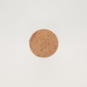 キッチンツールキャニスター 75mm 樽 グレー 鬼皮コルク付 5102