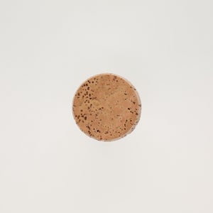 キッチンツールキャニスター 75mm 樽 グレー 鬼皮コルク付 5105