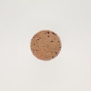 キッチンツールキャニスター 75mm 樽 グレー 鬼皮コルク付 5112