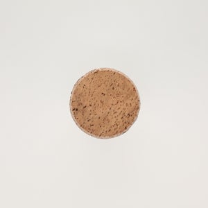 キッチンツールキャニスター 75mm 樽 グレー 鬼皮コルク付 5116