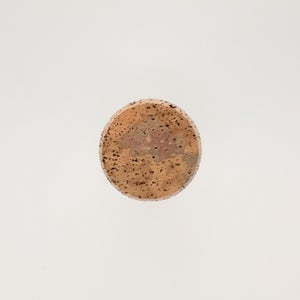 キッチンツールキャニスター 75mm 樽 グレー 鬼皮コルク付 5141