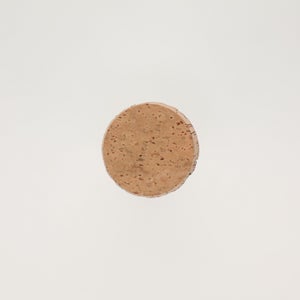 キッチンツールキャニスター 75mm 樽 グレー 鬼皮コルク付 5142